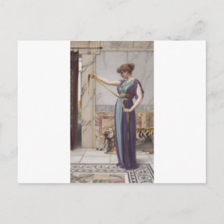 Godward - A Pompeian Dam Vykort