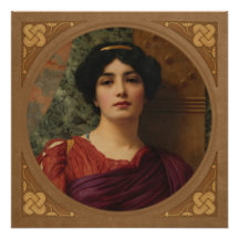 Godward Contemplation CC0635 Perfekt Poster