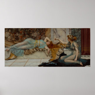 Godward - MisChief and Repose (1895) Poster