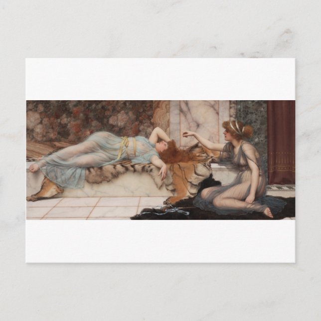 Godward - MisChief and Repose Vykort (Framsida)
