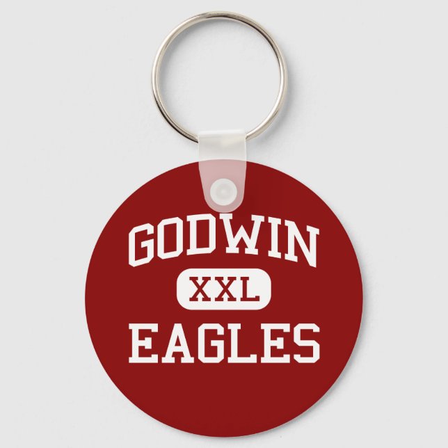 Godwin - Eagles - High School - Richmond Virginia Nyckelring (Framsida)