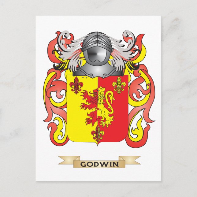 Godwin Jackar om Arm (Family Crest) Vykort (Framsida)