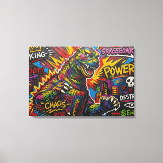 GODZILLA. 3 CANVASTRYCK