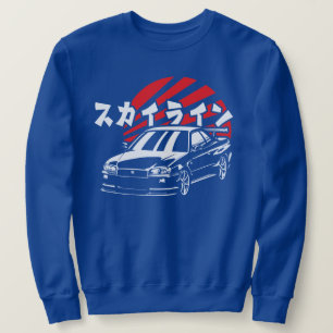 Godzilla resningsol lång ärmad tröja