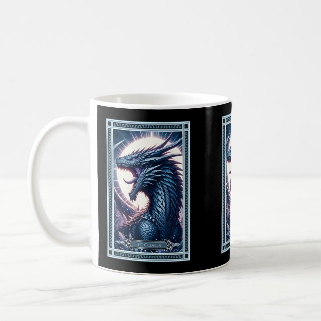 Godzilla Tarot-kortet Kaffemugg (Vänster)