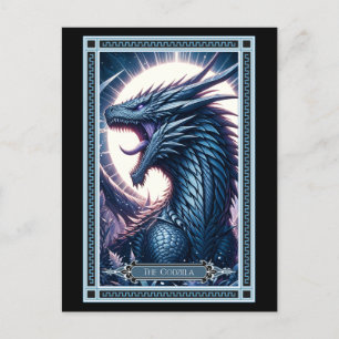 Godzilla Tarotkortet Vykort