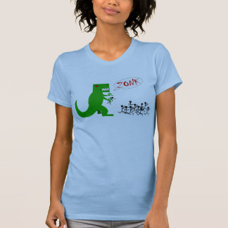 Godzilla zonkkvinnor tee shirt