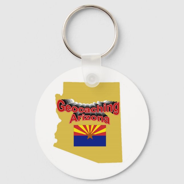 Goecaching Arizona Nyckelring (Framsida)