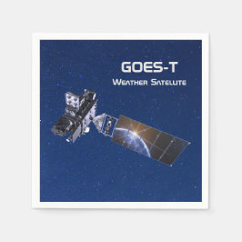 GOES-T Vädersatellit Pappersservett