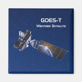 GOES-T Weather Satellite Magnet