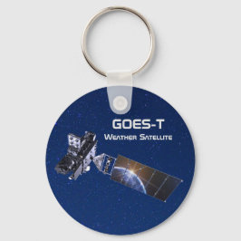 GOES-T Weather Satellite Nyckelring