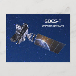 GOES-T Weather Satellite Vykort