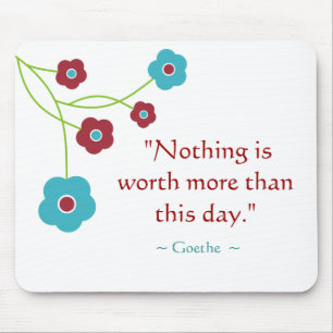 Goethe citationstecken inspirera Mousepad Musmatta