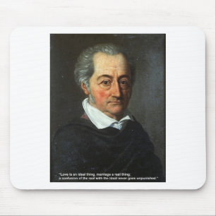 Goethe Kärlek-citatteckenkort Kärlek/Ideal Sak Musmatta