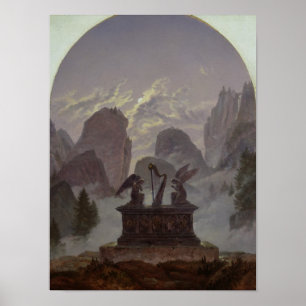 Goethe monument poster