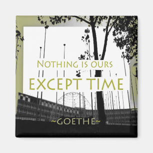 Goethe Motivational citationsteckenmagnet Magnet