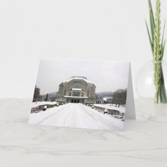 Goetheanum, Dornach, Basel, Schweiz Helgkort (Framsida)
