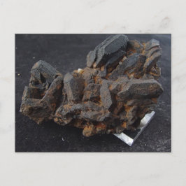 Goethite efter Siderite-postkort Vykort