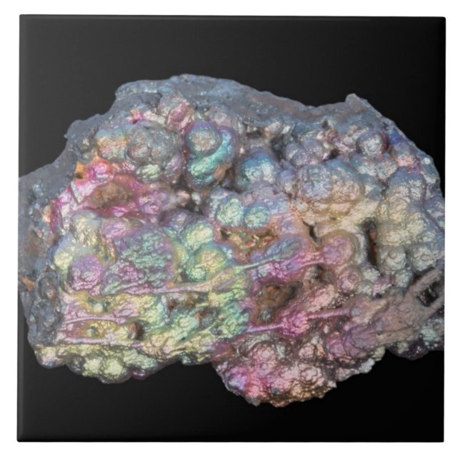 GoethitevisningIridescence Kakelplatta (Framsidan)