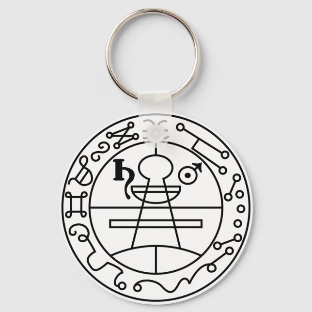 Goetia Seal of Solomon Nyckelring (Framsida)