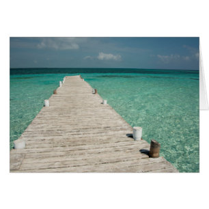 Goff Caye, en populär Barrier Reef-ö Hälsningskort