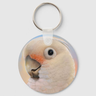 Goffin Tanimbar Corella Cockatoo Nyckelring