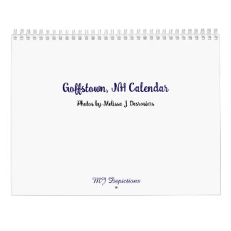 Goffstown NH Calendar Kalender
