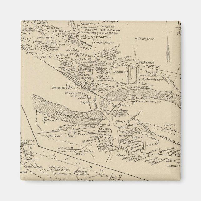 Goffstown PO, Pelham Magnet (Framsidan)