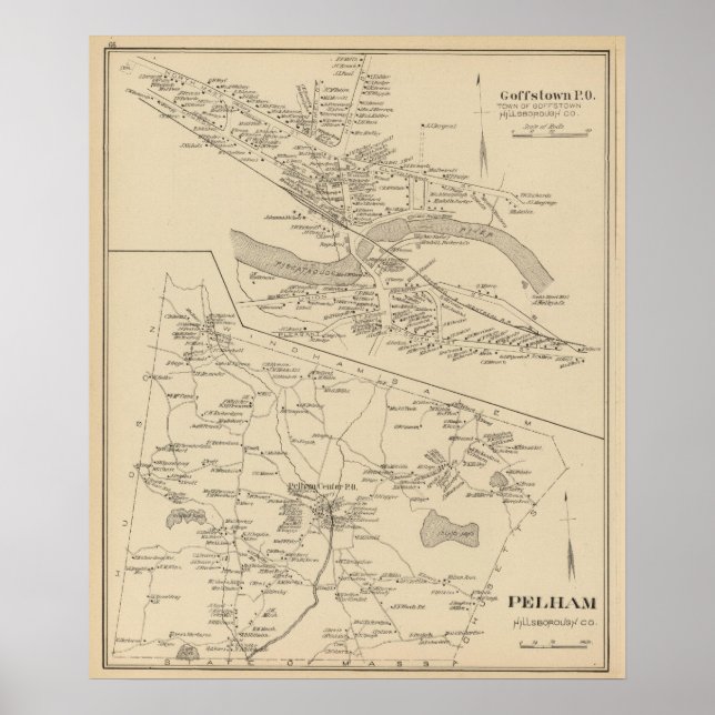 Goffstown PO, Pelham Poster (Framsidan)