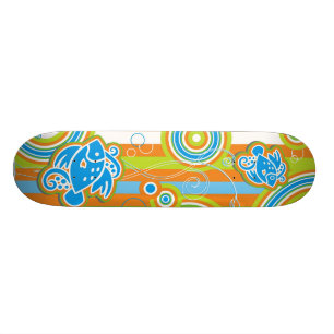 GOFISH-Skateboard Old School Skateboard Bräda 18 Cm