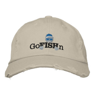 GoFISHn Baseball Cap Broderad Keps