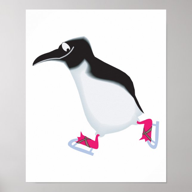 gofy penguin på ikeskum poster (Framsidan)