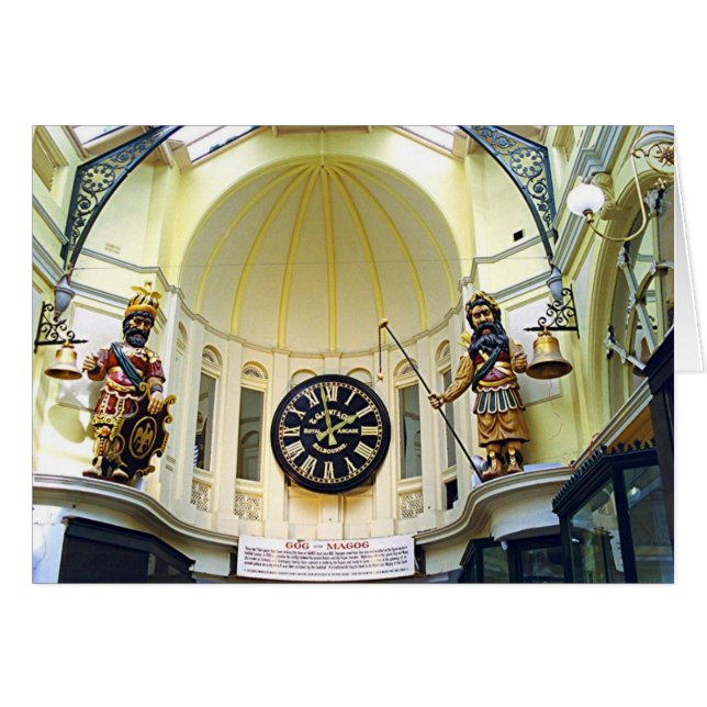 Gog & Magog Hälsningskort (Framsidan Horizontal)
