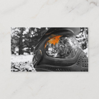 Goggles på det alternativa sportkortet V1 Visitkort