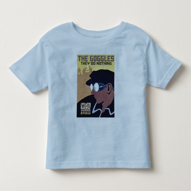 gogglesna gör de ingenting t-shirt (Framsida)