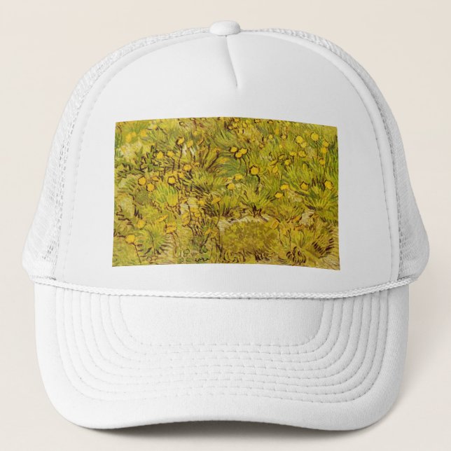 Gogh Gula Blommor Whimsical Bröllop Personligheter Keps (Framsida)