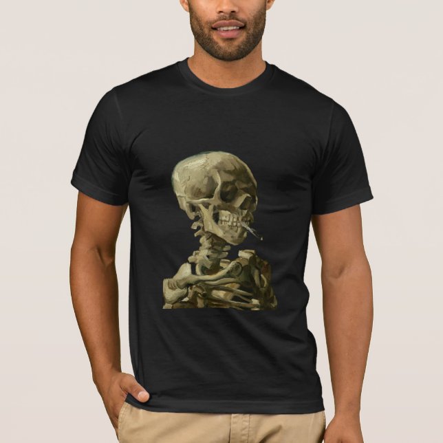 Gogh Skull T Shirt (Framsida)