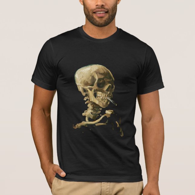 Gogh Skull T Shirt (Framsida)