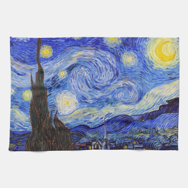 Gogh , “Starry Night” Kökshandduk (Horisontell)