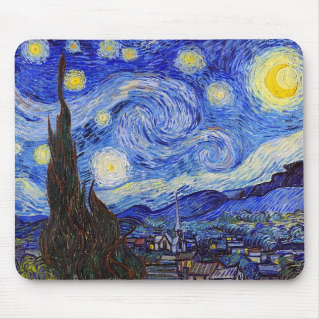 Gogh , “Starry Night” Musmatta (Framsidan)