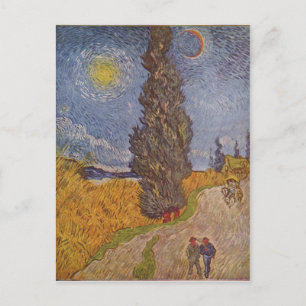 Gogh, Vincent van Landstra?e mit Zypressen 1890 Te Vykort