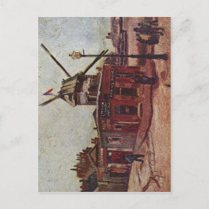 Gogh, Vincent van Le Moulin de La Galette 1886 Tec Vykort