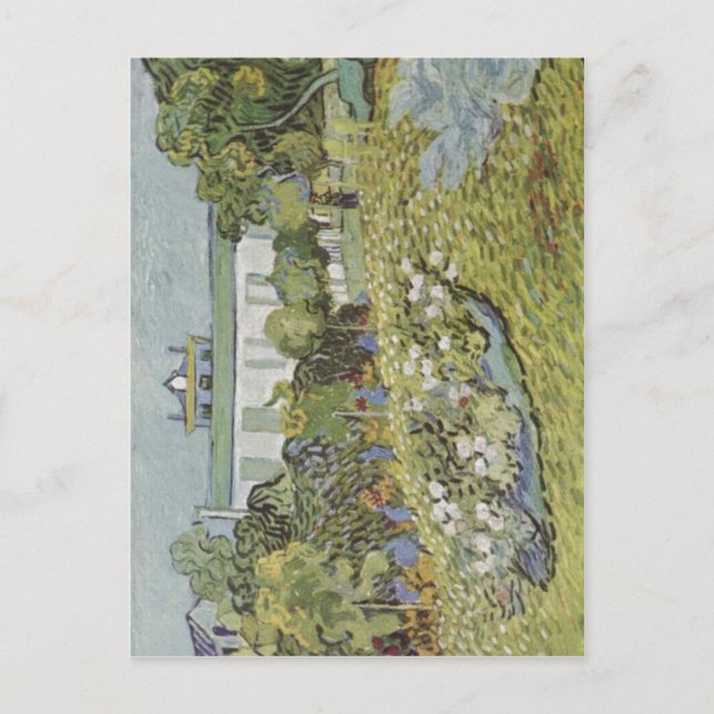 Gogh Vincent Willem van Der Garten Daubignys 1890 Vykort (Framsida)
