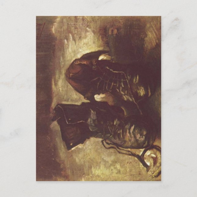 Gogh, Vincent Willem van Stilleben, Ein Paar Schuh Vykort (Framsida)