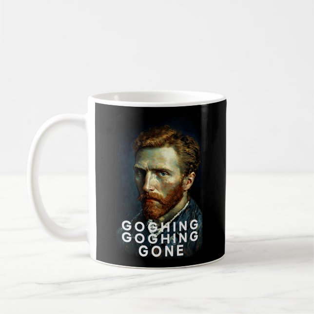 Goghing Goghing Borta Vincent Gogh Humor Kaffemugg (Vänster)