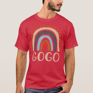 Gogo Rainbow Grandma Cute Mors dag Funny Gogo T Shirt