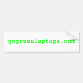 gogreenlaptops.com bildekal