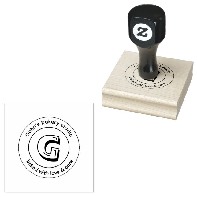 Gohn's Bakery Studio Custom Stamp Stämpel (Stämplad)