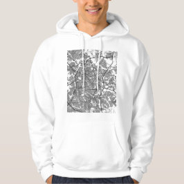 Goiânia Brasilien Stadskarta Hoodie