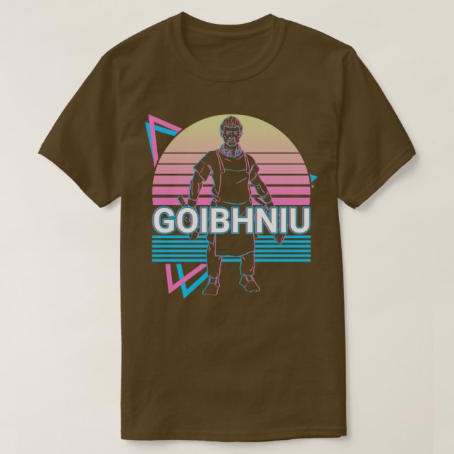 Goibhniu Irish God Blacksmith Ancient Celtic Mytho T Shirt (Design framsida)